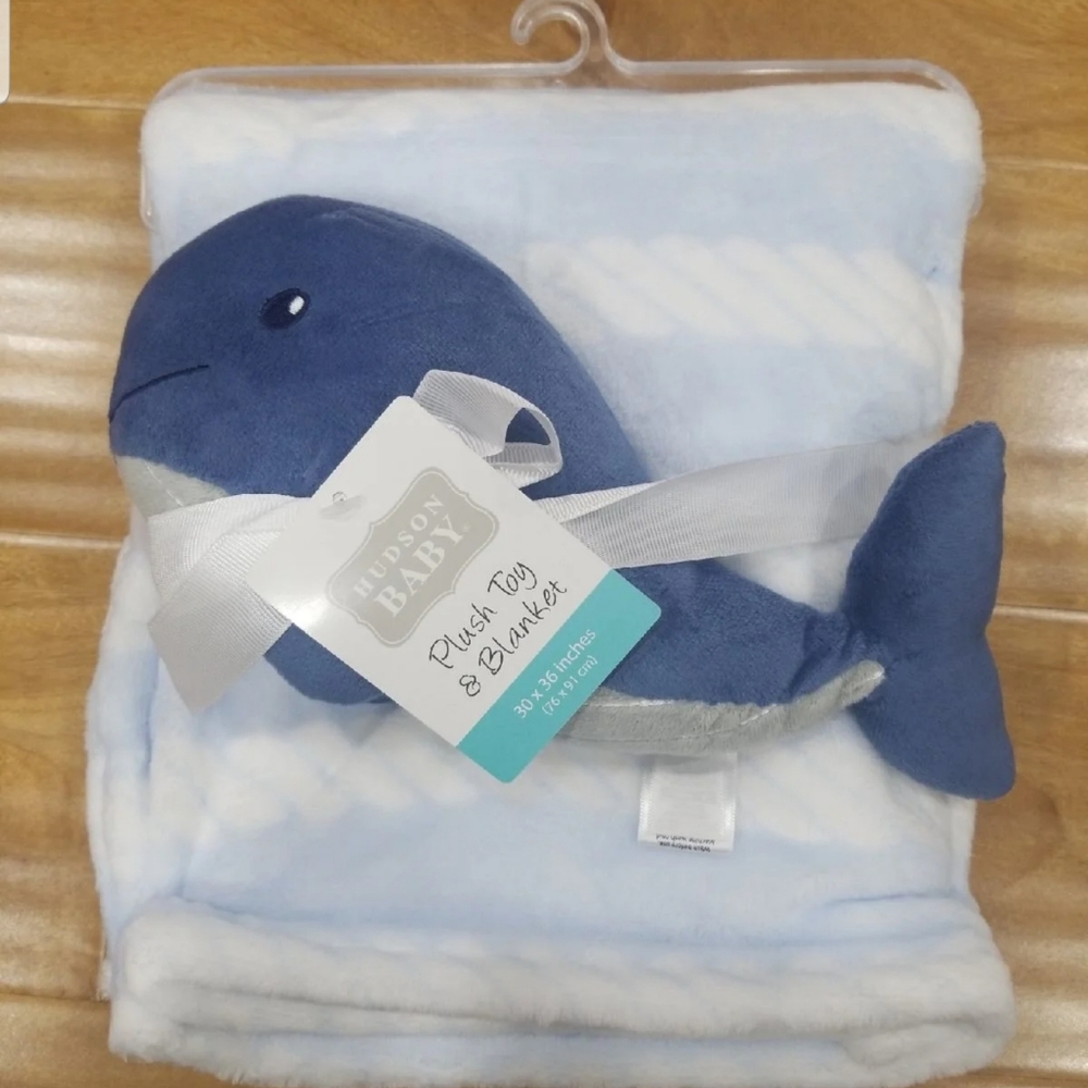 Baby blanket plush toy gift set